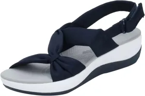 New Women Sandals Summer Breathable Beach Shoes Large Size Bow Knot Wedge Heels Sandals Fashion Womens Flip Flop