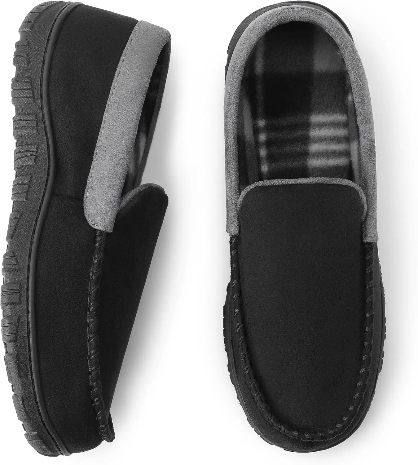 NHU Mens Slippers Comfortable Slip On House Shoes Indoor/Outdoor Indoor/Outdoor