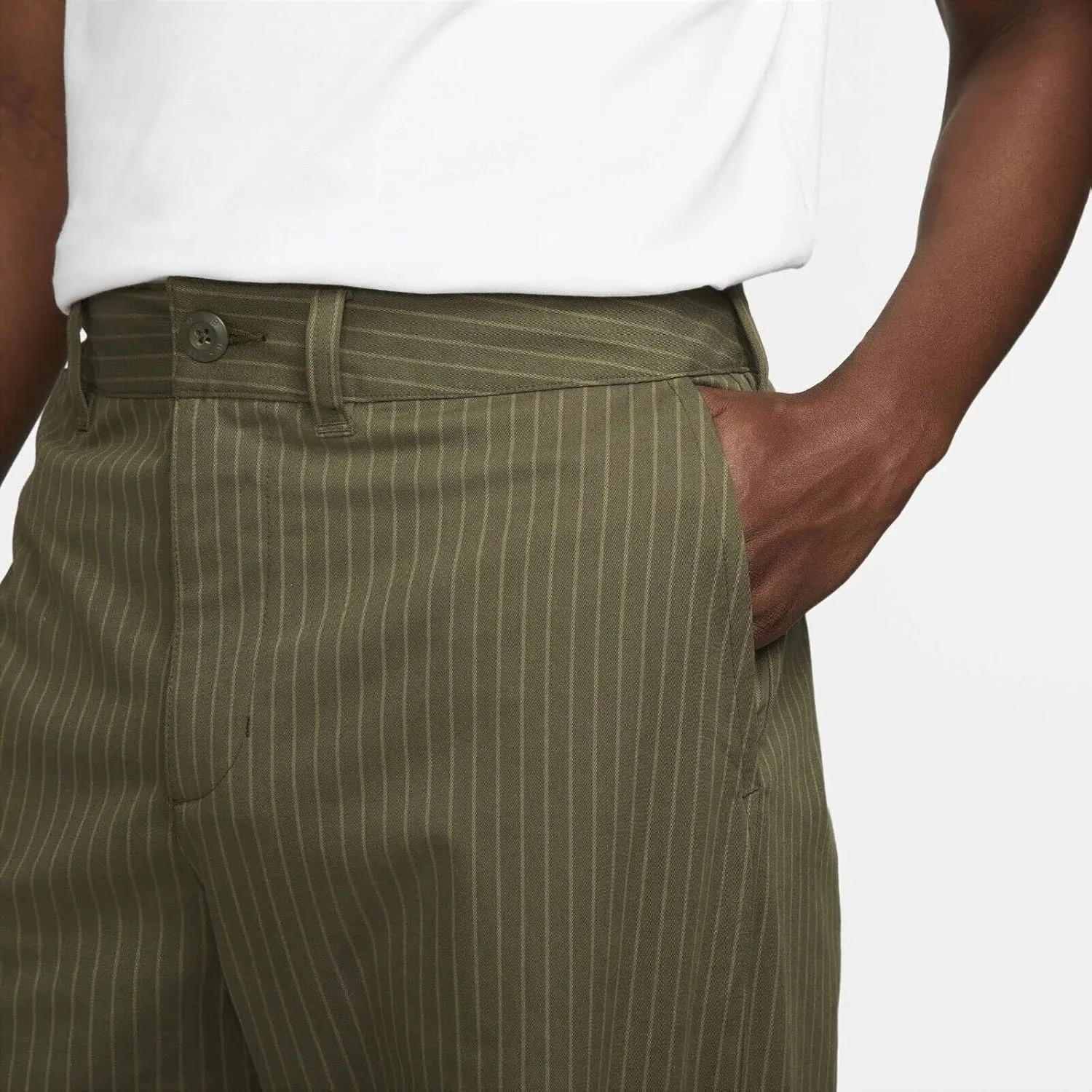 Nike Mens SB Dri-Fit Skate Chino Skateboard Pants Green 36