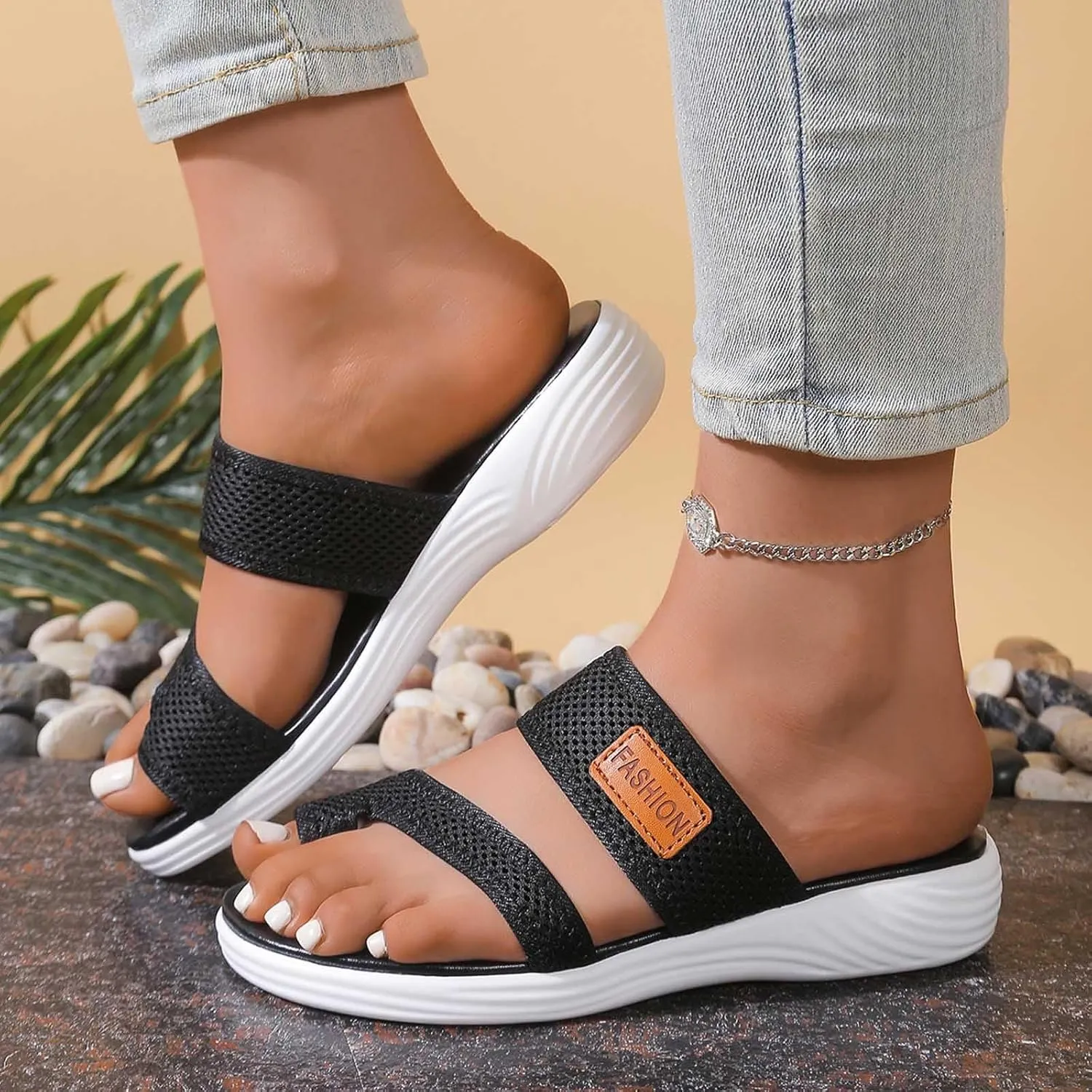 Orthopedic Sandals for Women 2025 Summer Open Toe Beach Vacation Shoes Comfortable Arch Support Womens Comfort Sandals