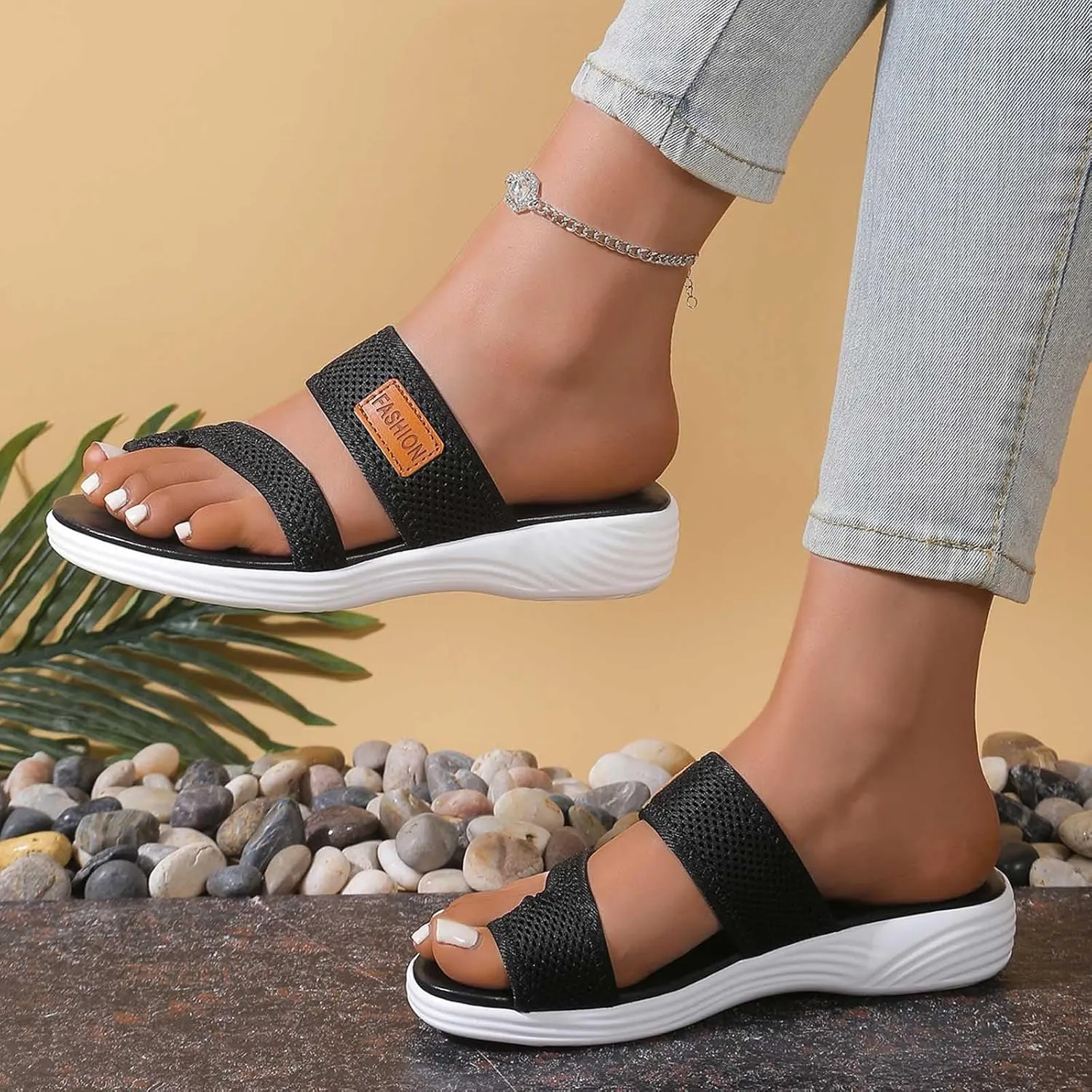 Orthopedic Sandals for Women 2025 Summer Open Toe Beach Vacation Shoes Comfortable Arch Support Womens Comfort Sandals