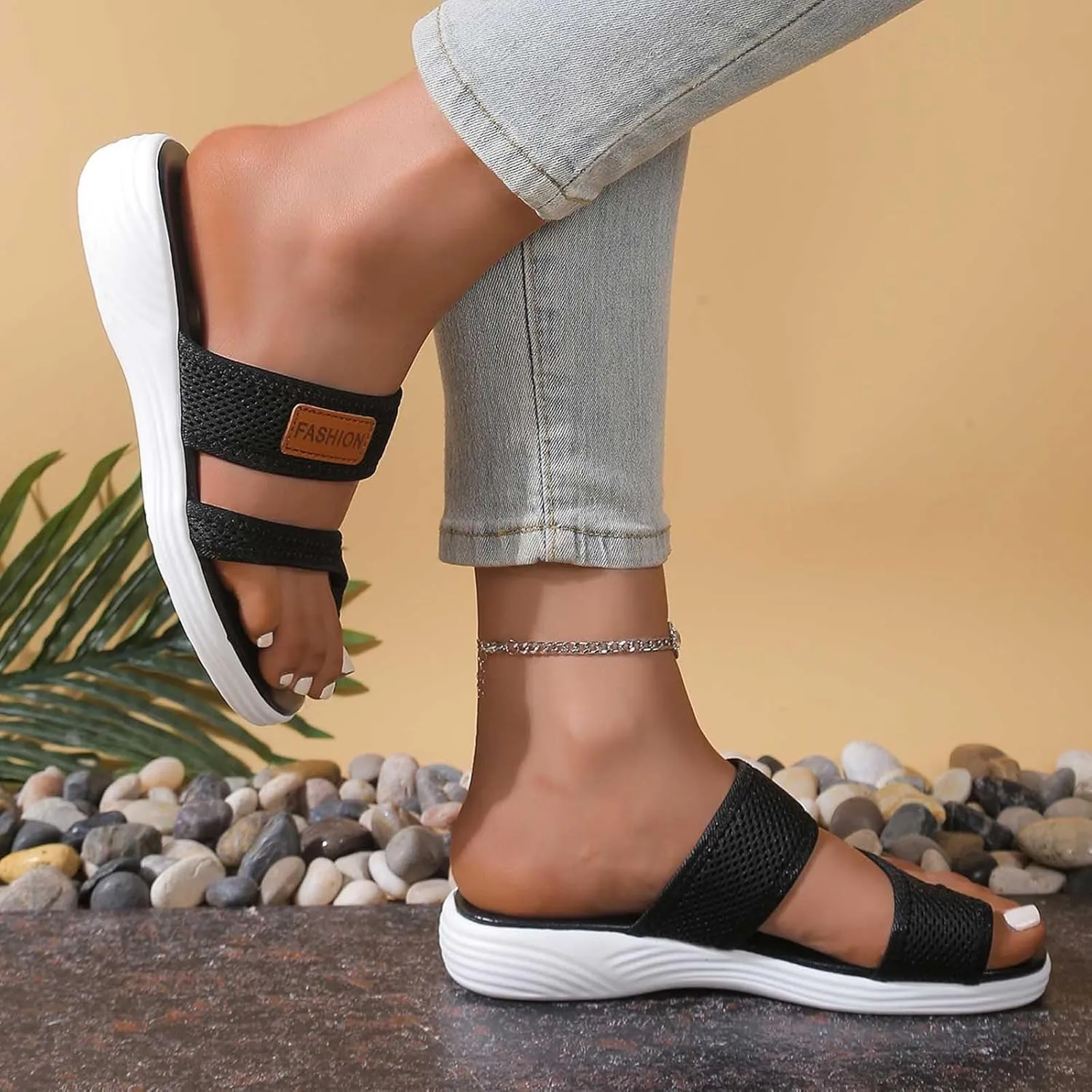 Orthopedic Sandals for Women 2025 Summer Open Toe Beach Vacation Shoes Comfortable Arch Support Womens Comfort Sandals