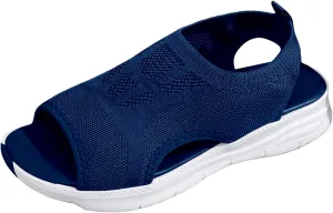 Orthopedic Sandals for Women Summer Walking Sandals Arch Support Ankle Strap Sandals Comfortable Casual Wedge Shoes