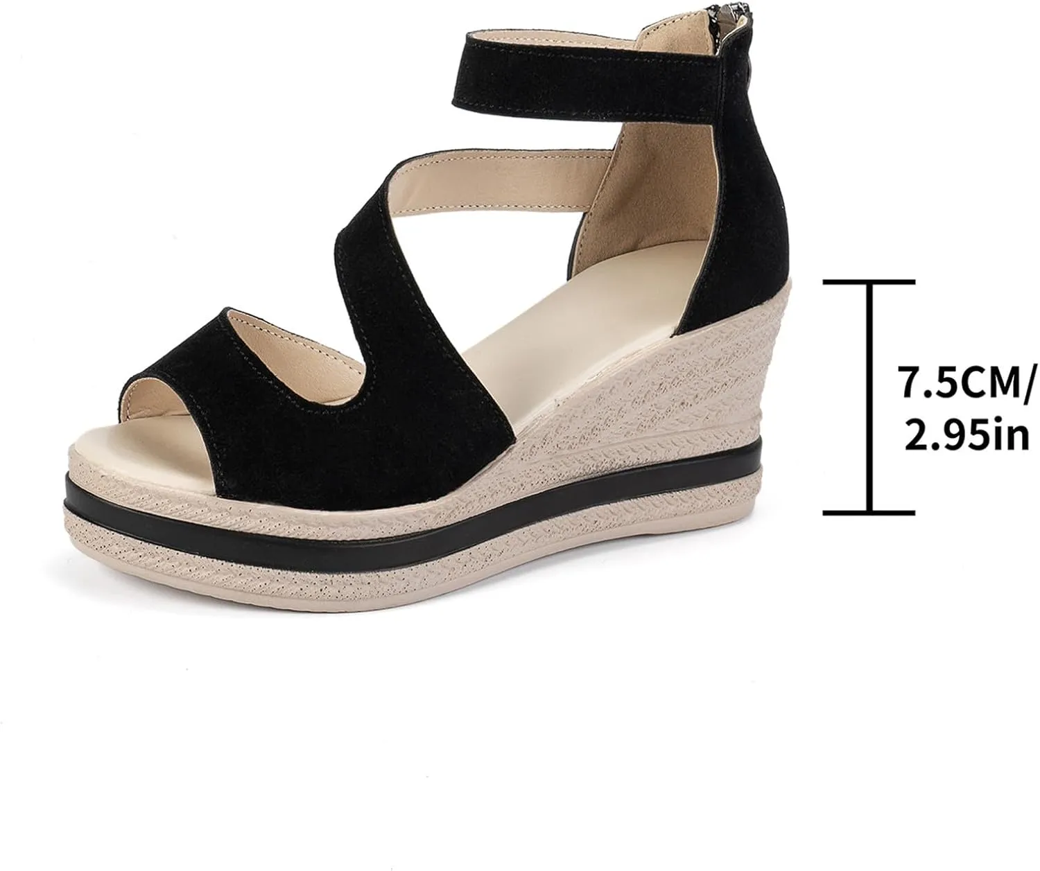 Orthopedic Wedge Sandals for Women Summer Dressy,2025 Casual Fashion Open Toe Fish Womens Walking Sandal Comfortable Beach Vacation Travel Walking Party Dress Sandals