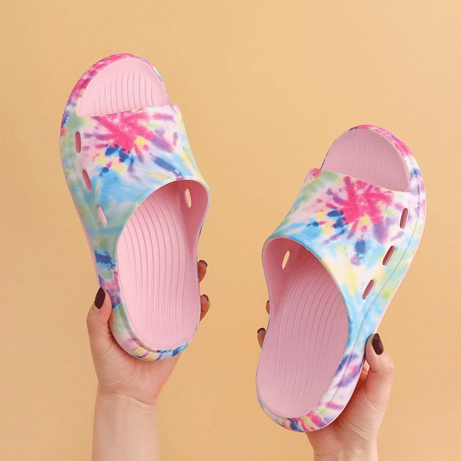 Pillow Slippers Womens Cloud Slides Mens Shower Shoes Showers Sandals House Home Dry Quickly Open Toe