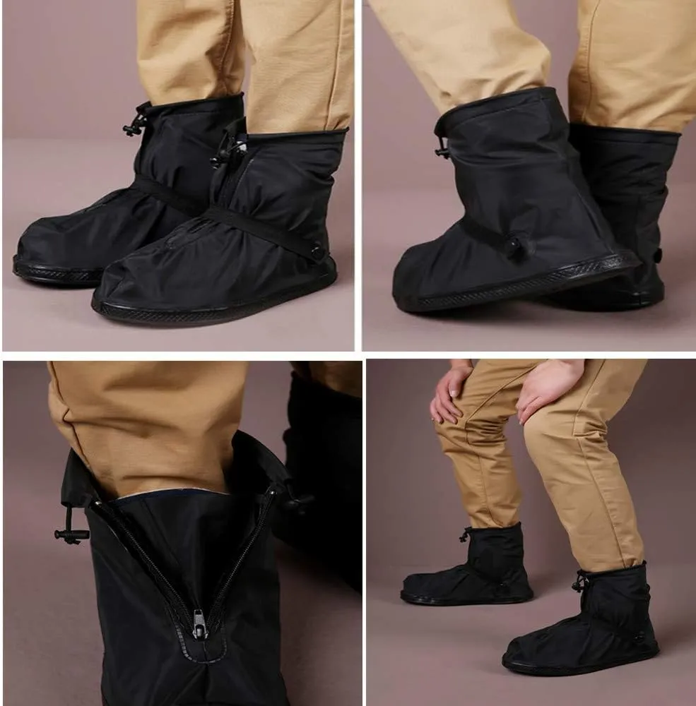 Rain Shoe Covers Men Women Waterproof Anti-Slip Boot Covers