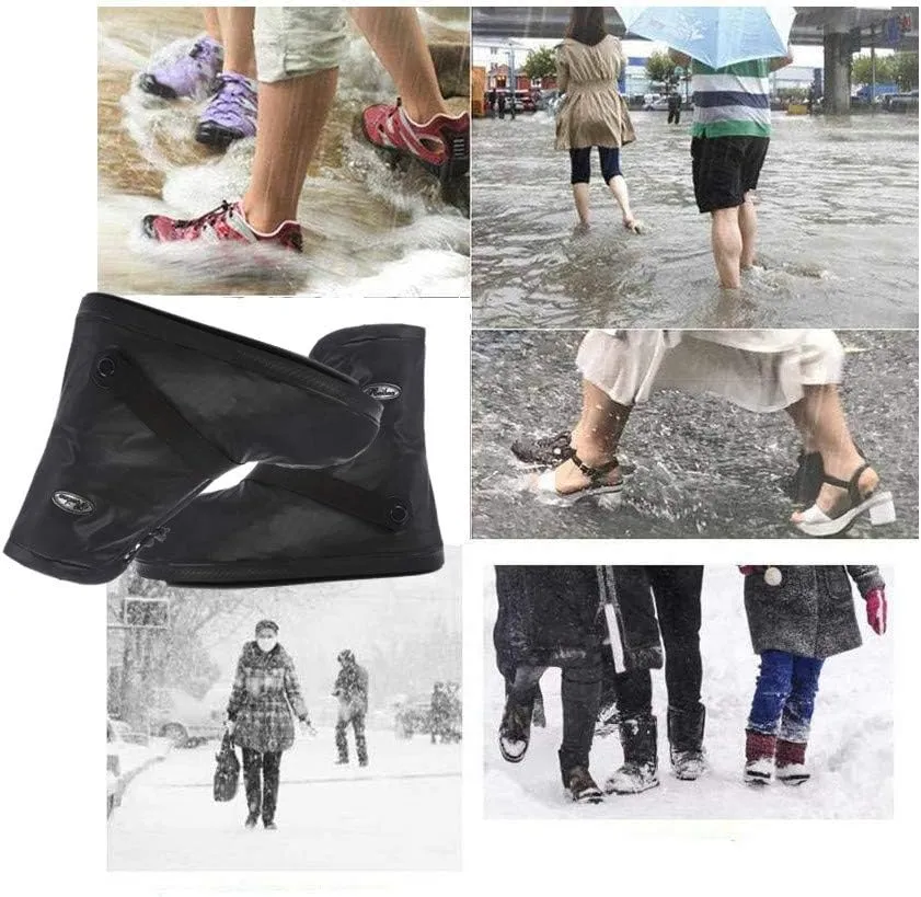 Rain Shoe Covers Men Women Waterproof Anti-Slip Boot Covers