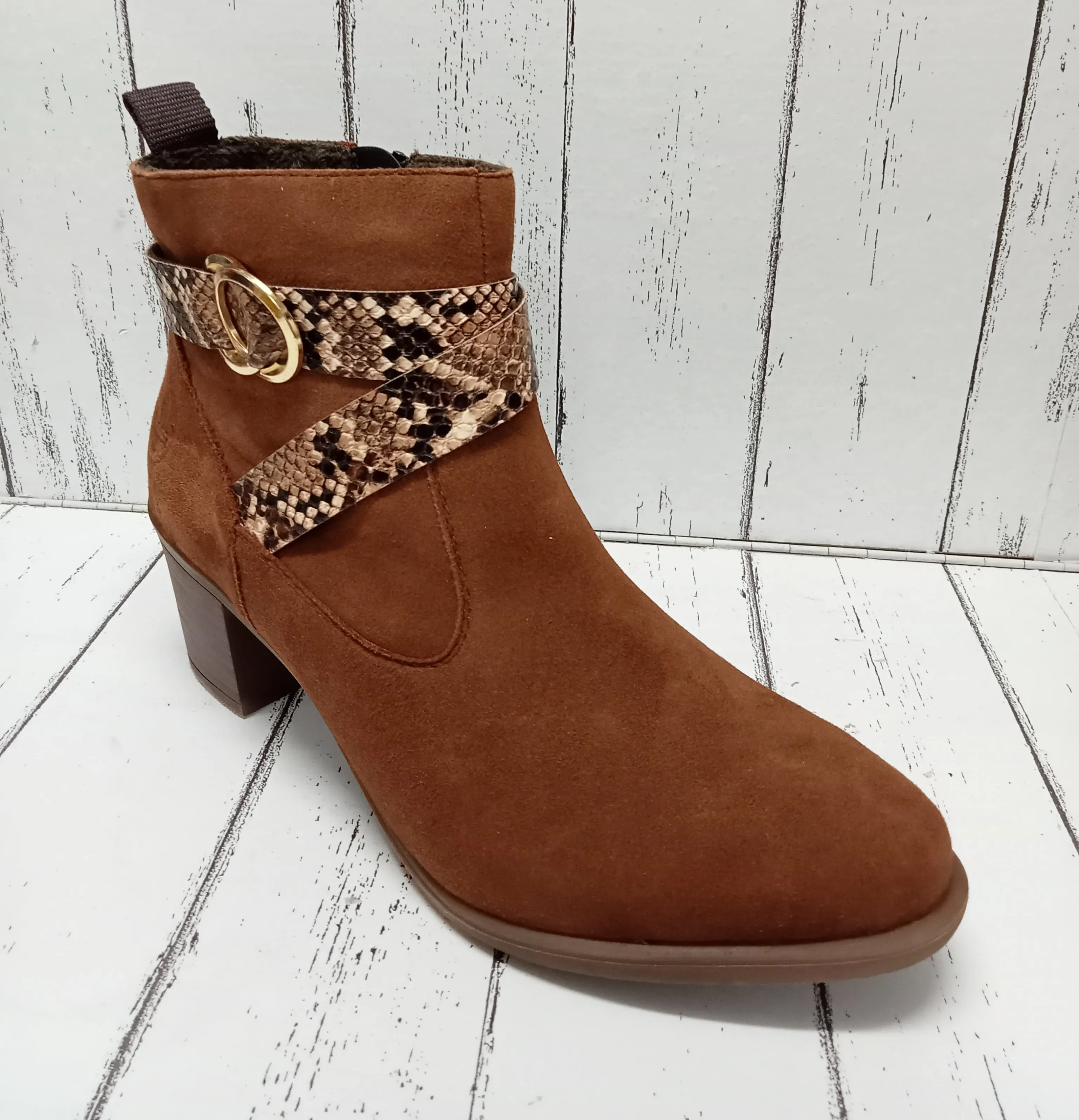 RIEKER - Y2064-24 - ANKLE BOOT - Tan Brown