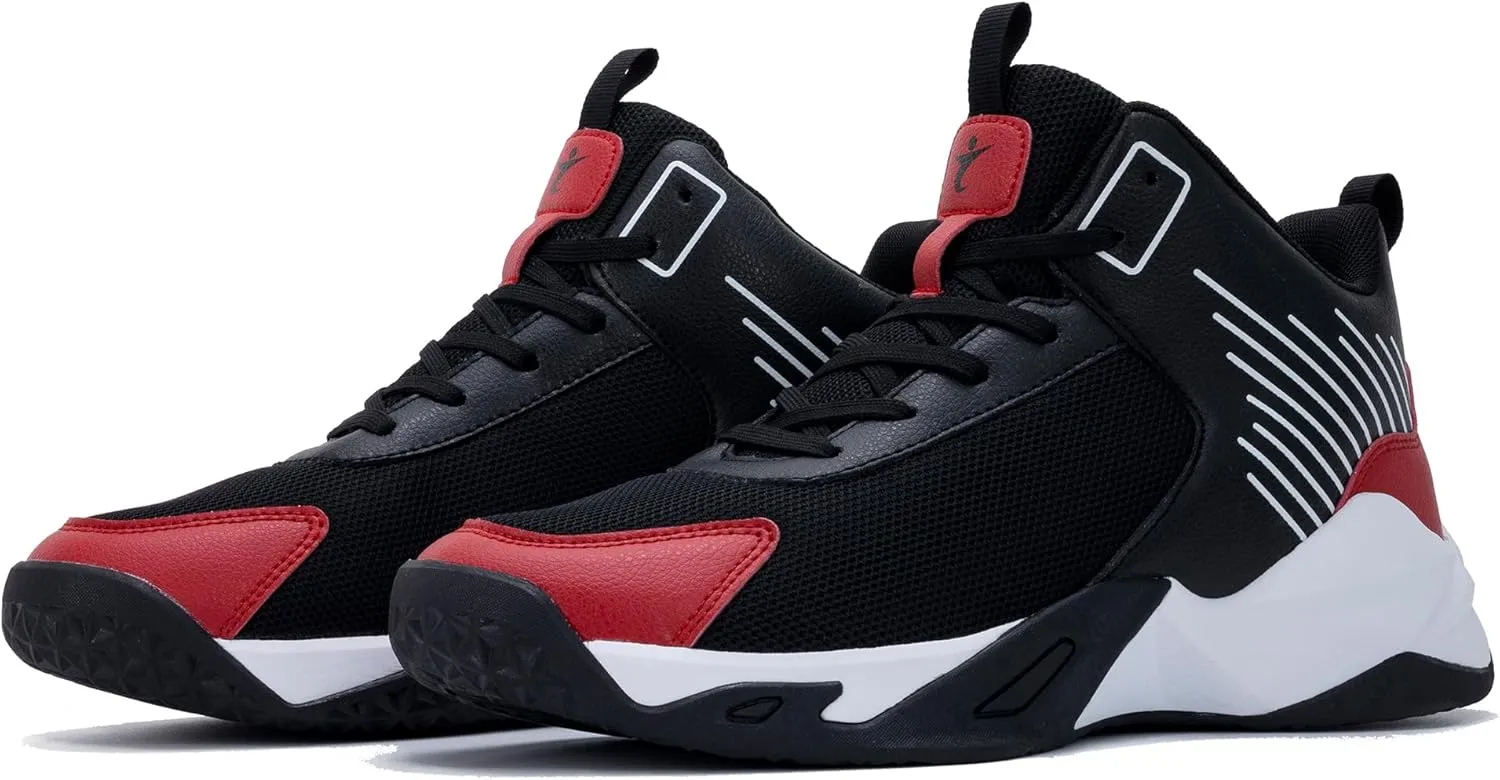 RomenSi Mens High Top Basketball Shoes Athletic Running Walking Anti Slip Sports Fashion Sneakers