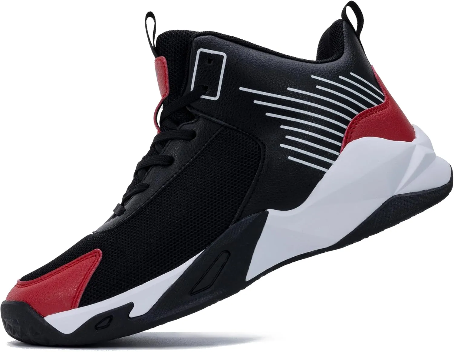 RomenSi Mens High Top Basketball Shoes Athletic Running Walking Anti Slip Sports Fashion Sneakers