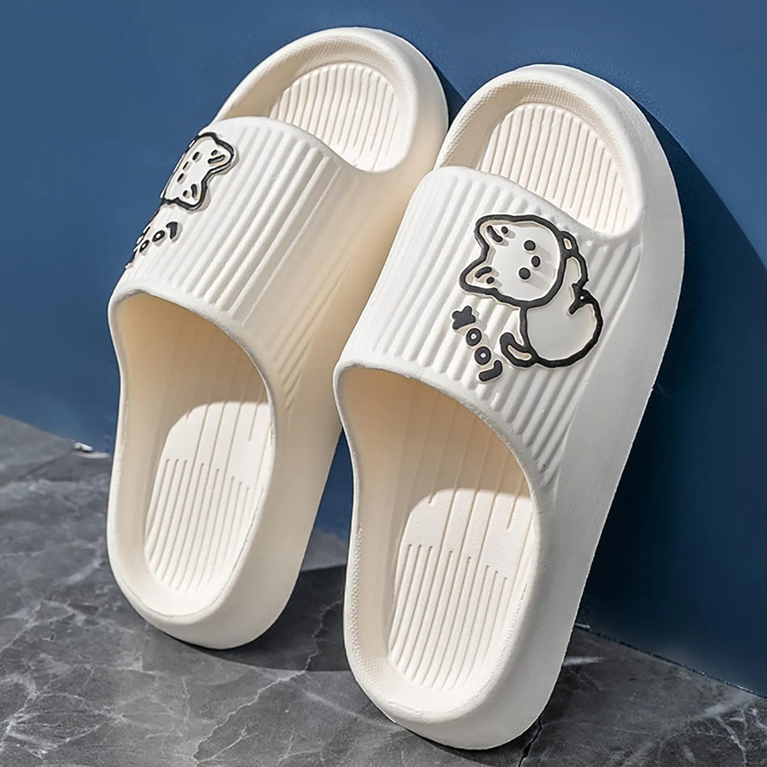 Sandal Slippers for Women Open Toe Shower Shoes Bathroom Sandals Arch Support Sandals Women's Non Slip Slippers