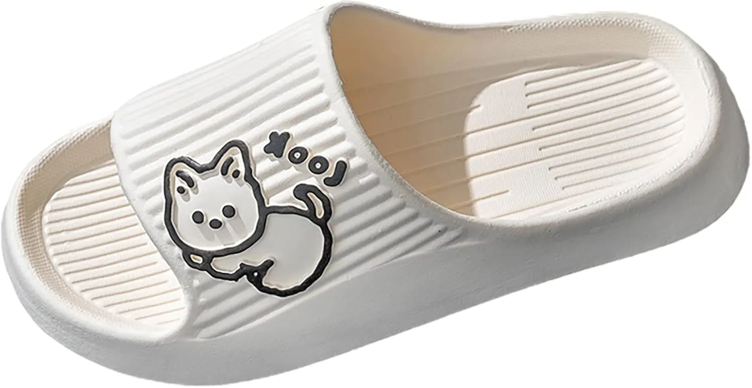 Sandal Slippers for Women Open Toe Shower Shoes Bathroom Sandals Arch Support Sandals Women's Non Slip Slippers