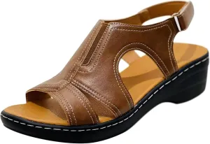 Sandals Women Comfortable Dressy Wedge Sandals Orthotic Slides Open Toe Arch Support Summer Orthopedic Slippers Flip Flops