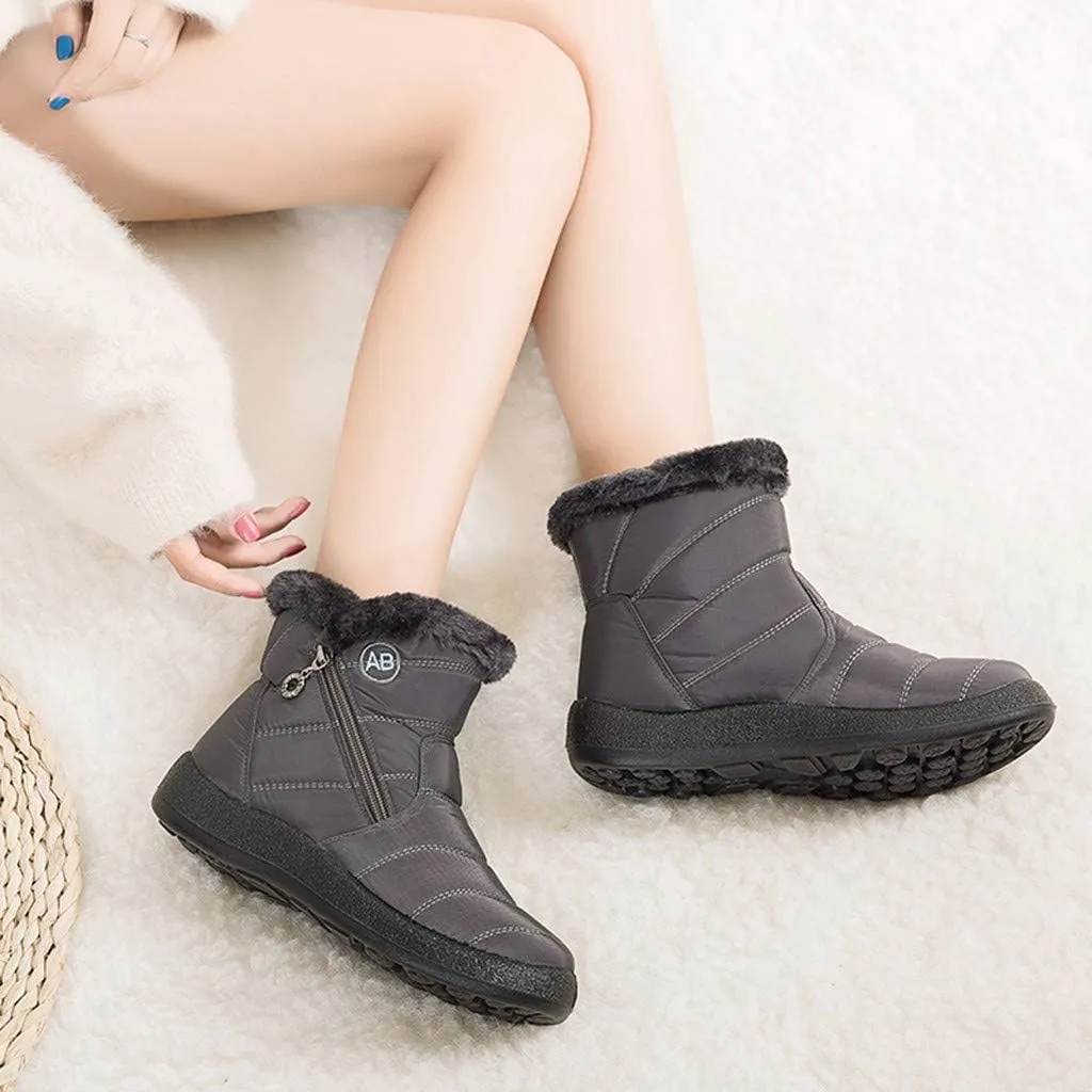 SBGMoSJ Winter Boots for Women Waterproof Snow Wide Womens Waterproof Winter Boots Size 8 Winter Boots Waterproof Insulated Women's Winter Boots Size 11w Botas Waterproof Para Mujer De Trabajo