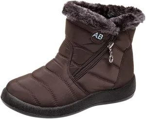 SBGMoSJ Winter Boots for Women Waterproof Snow Wide Womens Waterproof Winter Boots Size 8 Winter Boots Waterproof Insulated Women's Winter Boots Size 11w Botas Waterproof Para Mujer De Trabajo