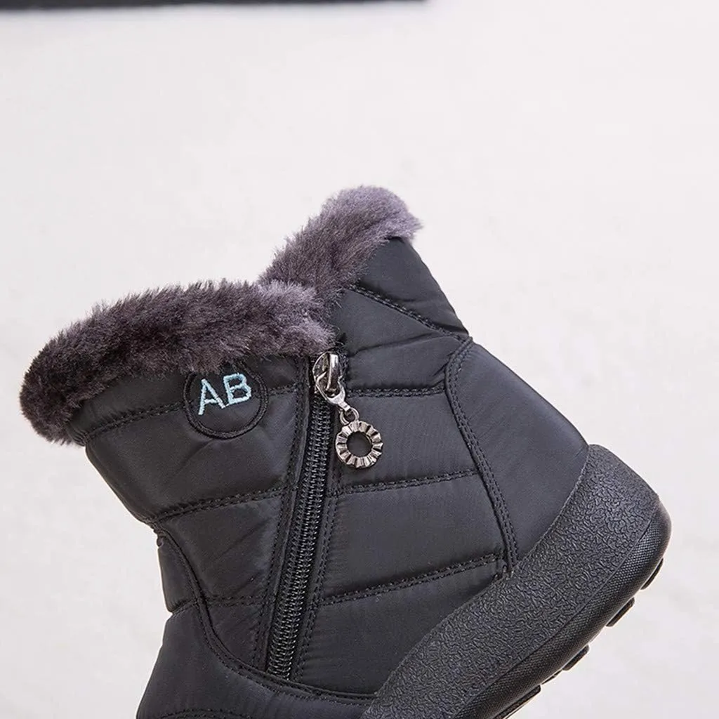 SBGMoSJ Winter Boots for Women Waterproof Snow Wide Womens Waterproof Winter Boots Size 8 Winter Boots Waterproof Insulated Women's Winter Boots Size 11w Botas Waterproof Para Mujer De Trabajo