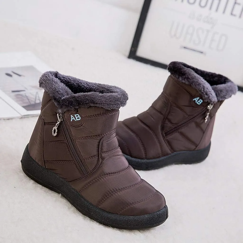 SBGMoSJ Winter Boots for Women Waterproof Snow Wide Womens Waterproof Winter Boots Size 8 Winter Boots Waterproof Insulated Women's Winter Boots Size 11w Botas Waterproof Para Mujer De Trabajo