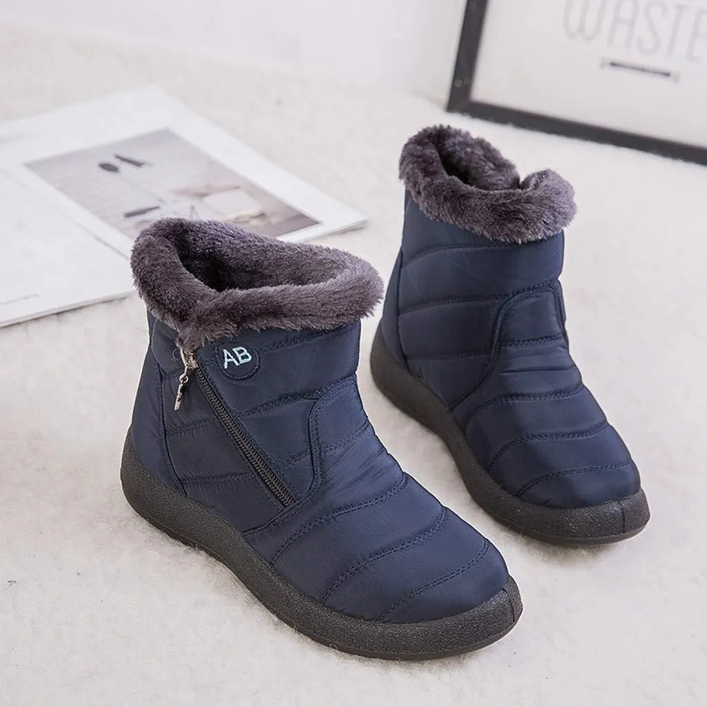 SBGMoSJ Winter Boots for Women Waterproof Snow Wide Womens Waterproof Winter Boots Size 8 Winter Boots Waterproof Insulated Women's Winter Boots Size 11w Botas Waterproof Para Mujer De Trabajo