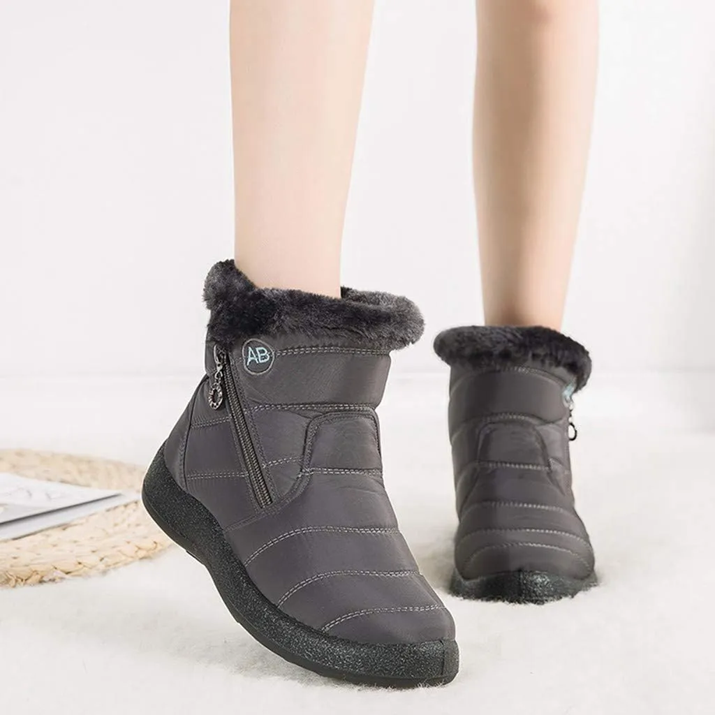 SBGMoSJ Winter Boots for Women Waterproof Snow Wide Womens Waterproof Winter Boots Size 8 Winter Boots Waterproof Insulated Women's Winter Boots Size 11w Botas Waterproof Para Mujer De Trabajo