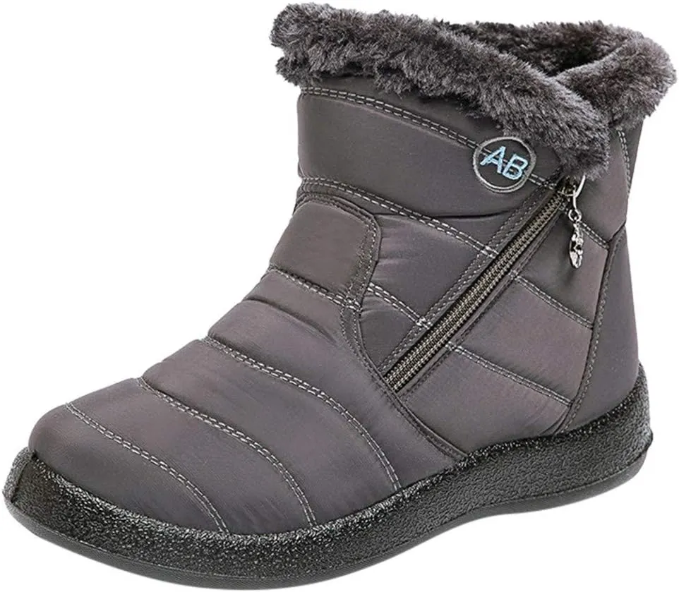 SBGMoSJ Winter Boots for Women Waterproof Snow Wide Womens Waterproof Winter Boots Size 8 Winter Boots Waterproof Insulated Women's Winter Boots Size 11w Botas Waterproof Para Mujer De Trabajo