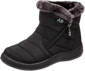 SBGMoSJ Winter Boots for Women Waterproof Snow Wide Womens Waterproof Winter Boots Size 8 Winter Boots Waterproof Insulated Women's Winter Boots Size 11w Botas Waterproof Para Mujer De Trabajo