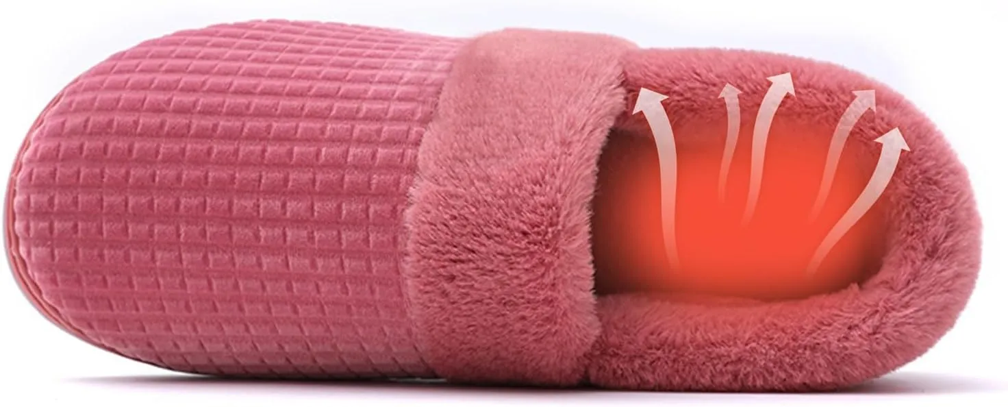SBGMoSJ Womens Slip On Wide Width Indoor/Outdoor House Slippers Mens House Shoes Fuzzy Slippers for Women Indoor and Outdoor Fuzzy Slippers for Women Indoor Cute Christmas Mugs Gifts for Him 2023
