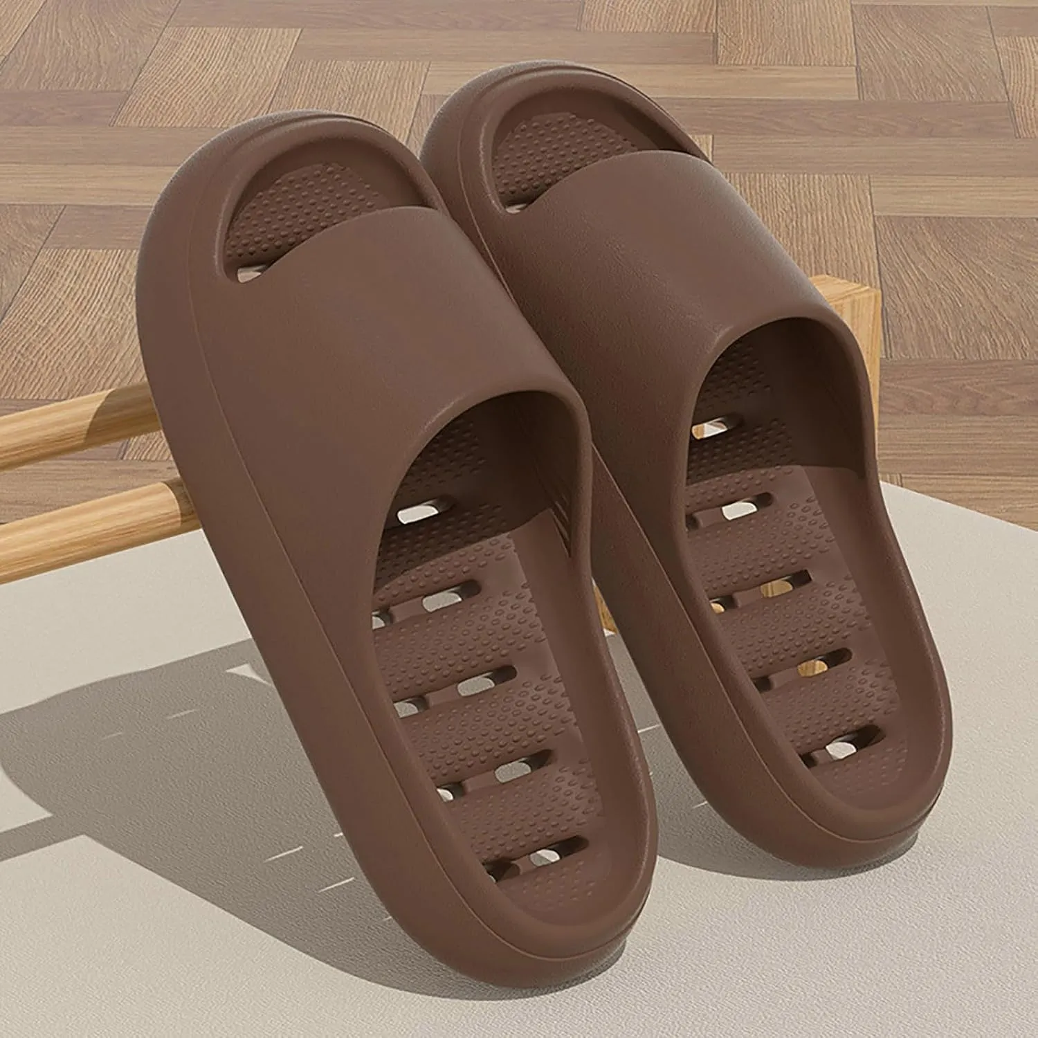 Showers Sandals Women and Men Pillow Slippers Mens Cloud Slides Bath Slippers Shower Slides House Home Water Shoe