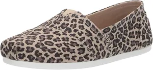 Skechers Womens Bobs Plush - Hot Spotted Ballet Flat