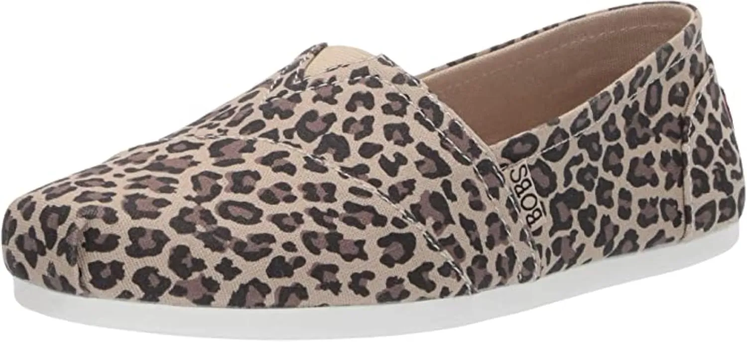 Skechers Womens Bobs Plush - Hot Spotted Ballet Flat
