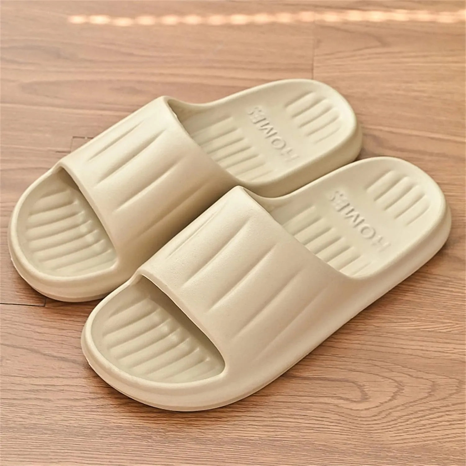 Slides for Men Shower Shoes Women Mens Slippers Slides for Women Living Room Drainage Hole Ultra Comfort Slippers