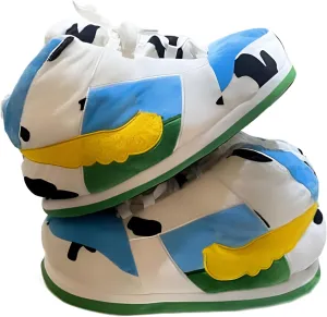 Sneaker Slippers Non Slip Sole Indoor House Plush Slippers Unisex Indoor Floor Cotton Shoes