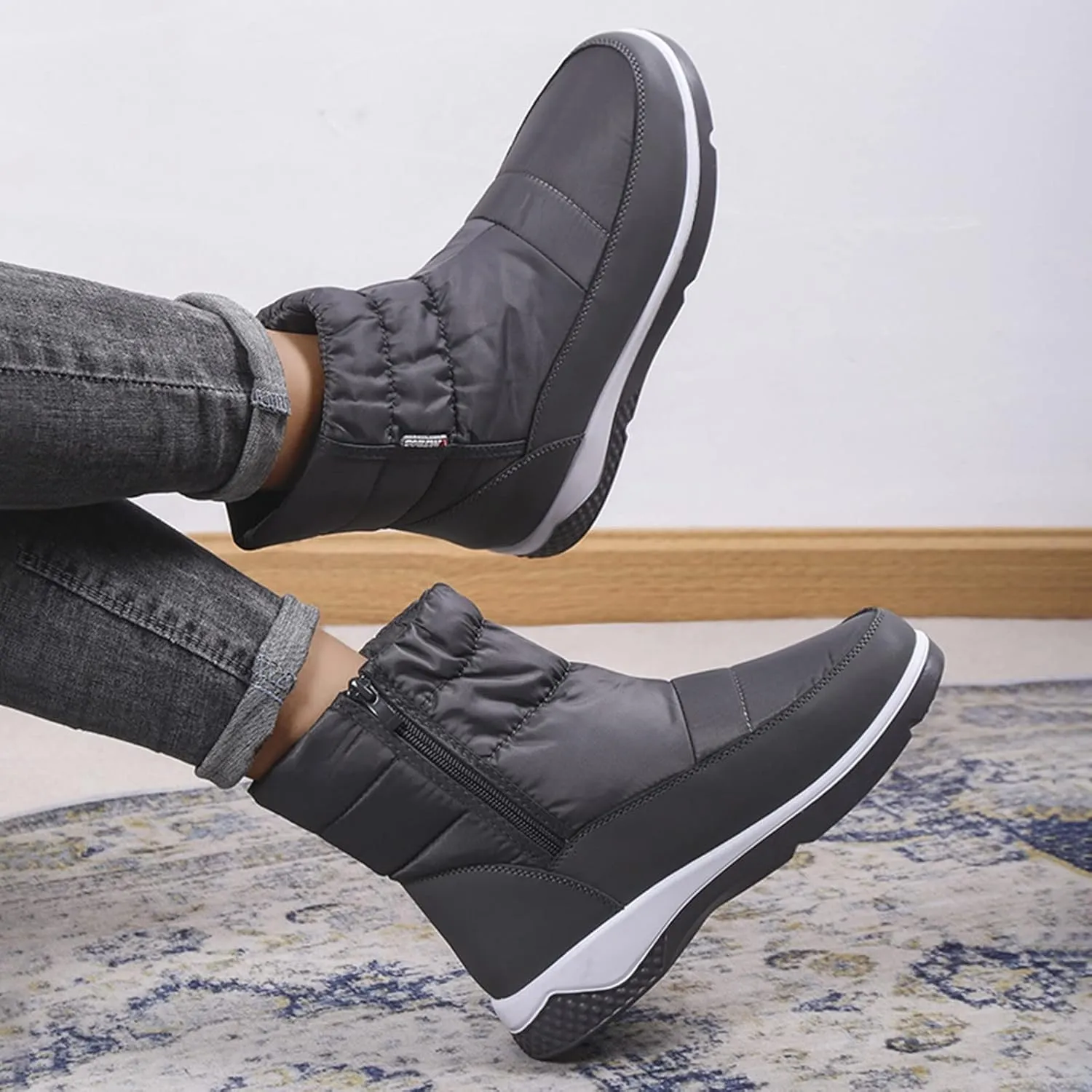 Snow Boots for Women Waterproof Insulated Women's Winter Boots Waterproof Warm Women Waterproof Winter Boots Womens Snow Shoes Dressy Botas Para Nieve Mujer 6.5