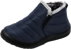 Snow Boots for Women Waterproof Size 12 Womens White Snow Boots Size 12 Waterproof Winter Boots Woman Womens Duck Boots Waterproof Insulated Wide Botas Waterproof Para Mujer FrO Extremo