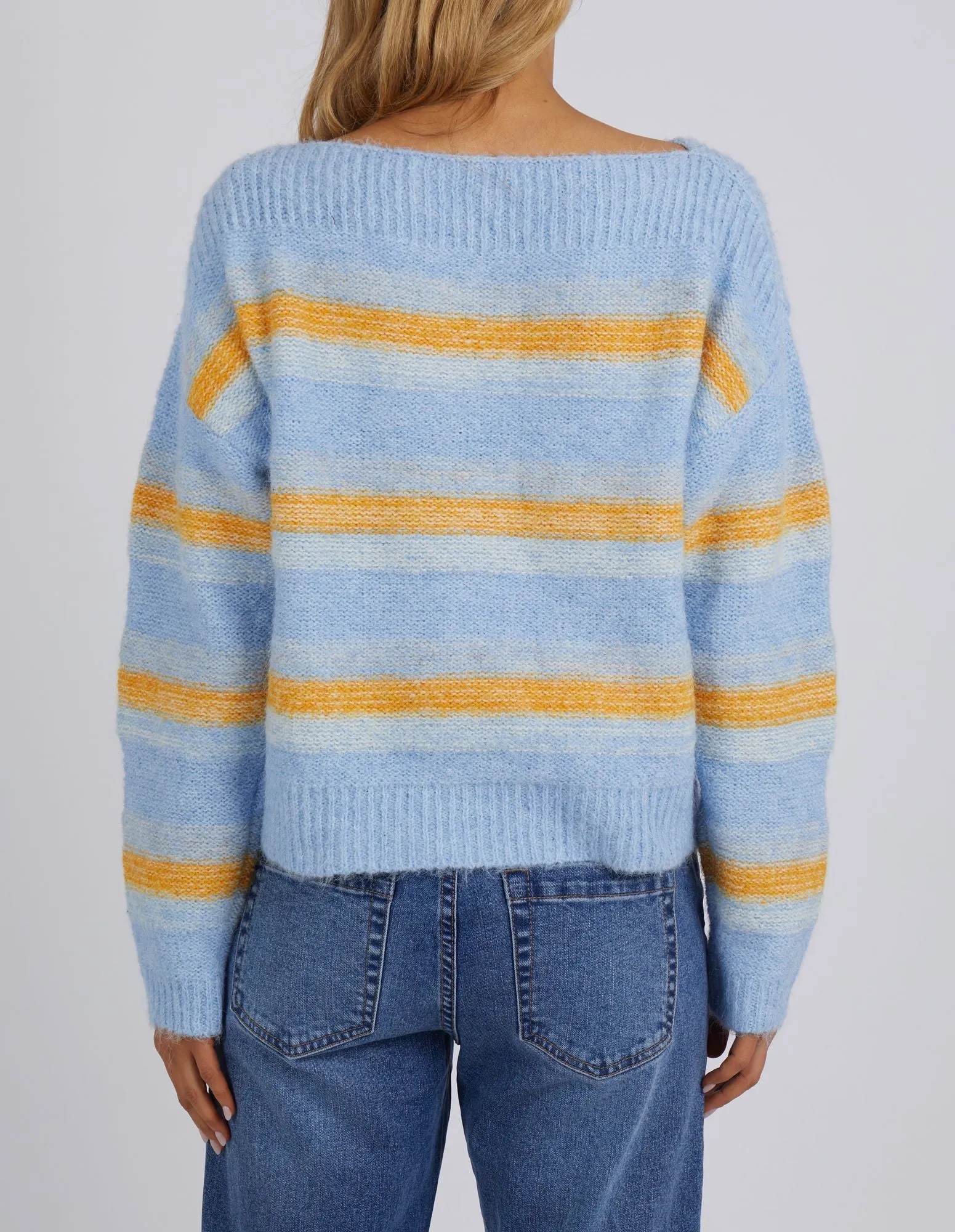 Stella Crew Knit - Light Blue