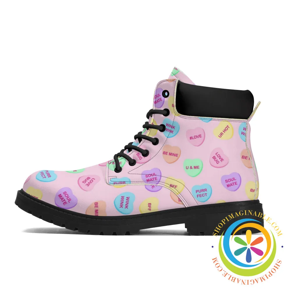 Sweet Tart Hearts Women's Boots
