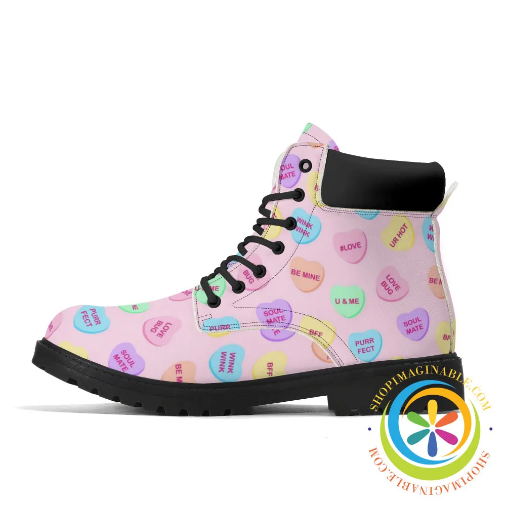 Sweet Tart Hearts Women's Boots