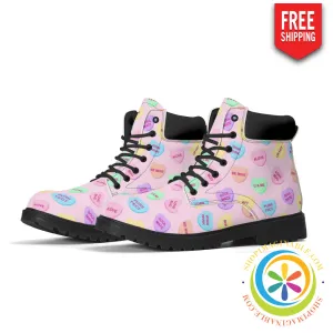 Sweet Tart Hearts Women's Boots