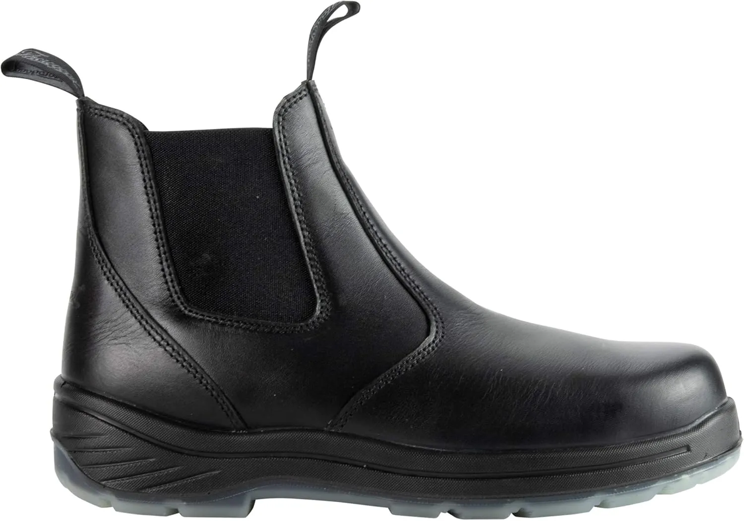Thorogood 6 Slip On Station Boots for Men and Women - Soft Toe Leather with Quick Release, Slip-Resistant Outsole, and Translucent Non-Marking Bottom; EH Rated