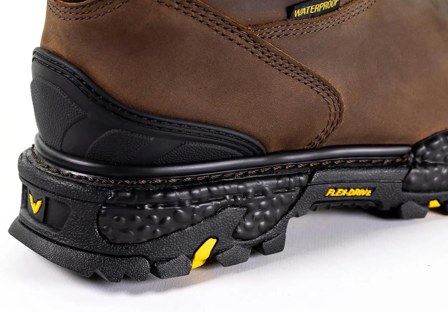 Thorogood Infinity FD 11 Waterproof Composite Toe Wellington Boots for Men with Full-Grain Leather and Self-Cleaning Anti-Fatigue Traction Outsole; EH Rated