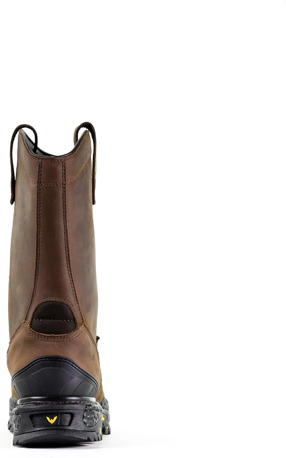 Thorogood Infinity FD 11 Waterproof Composite Toe Wellington Boots for Men with Full-Grain Leather and Self-Cleaning Anti-Fatigue Traction Outsole; EH Rated