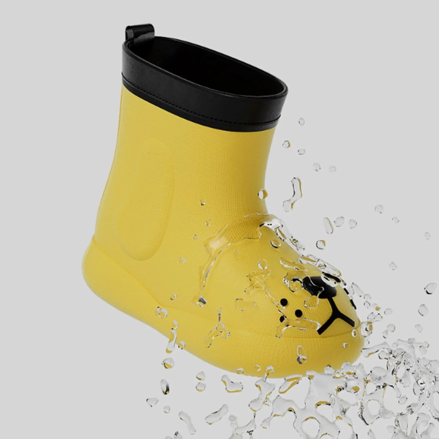 Toddler Rain Boots Baby Rain Boots Short Rain Boots For Toddler Easy-On Lightweight And Waterproof Girls Boots
