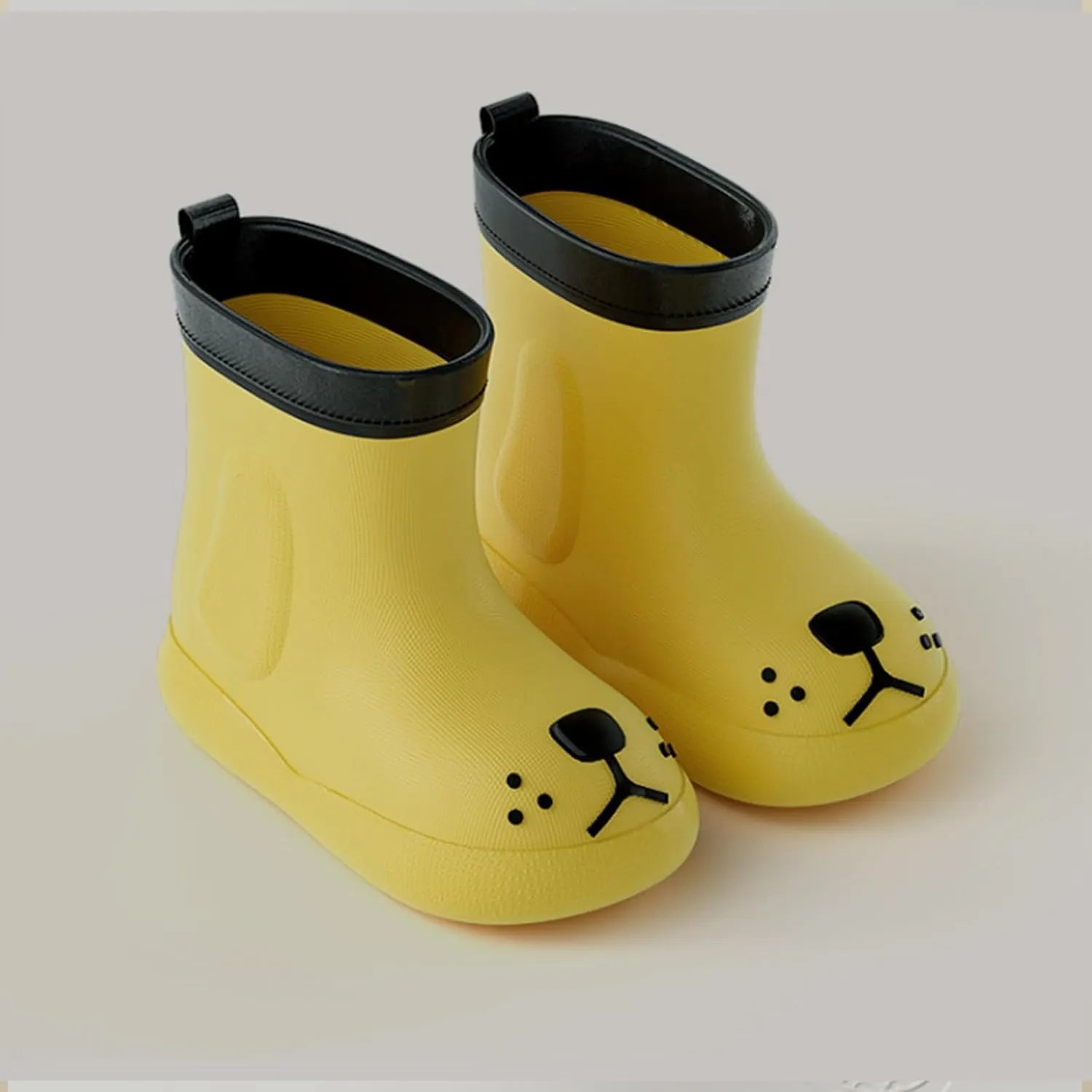 Toddler Rain Boots Baby Rain Boots Short Rain Boots For Toddler Easy-On Lightweight And Waterproof Girls Boots