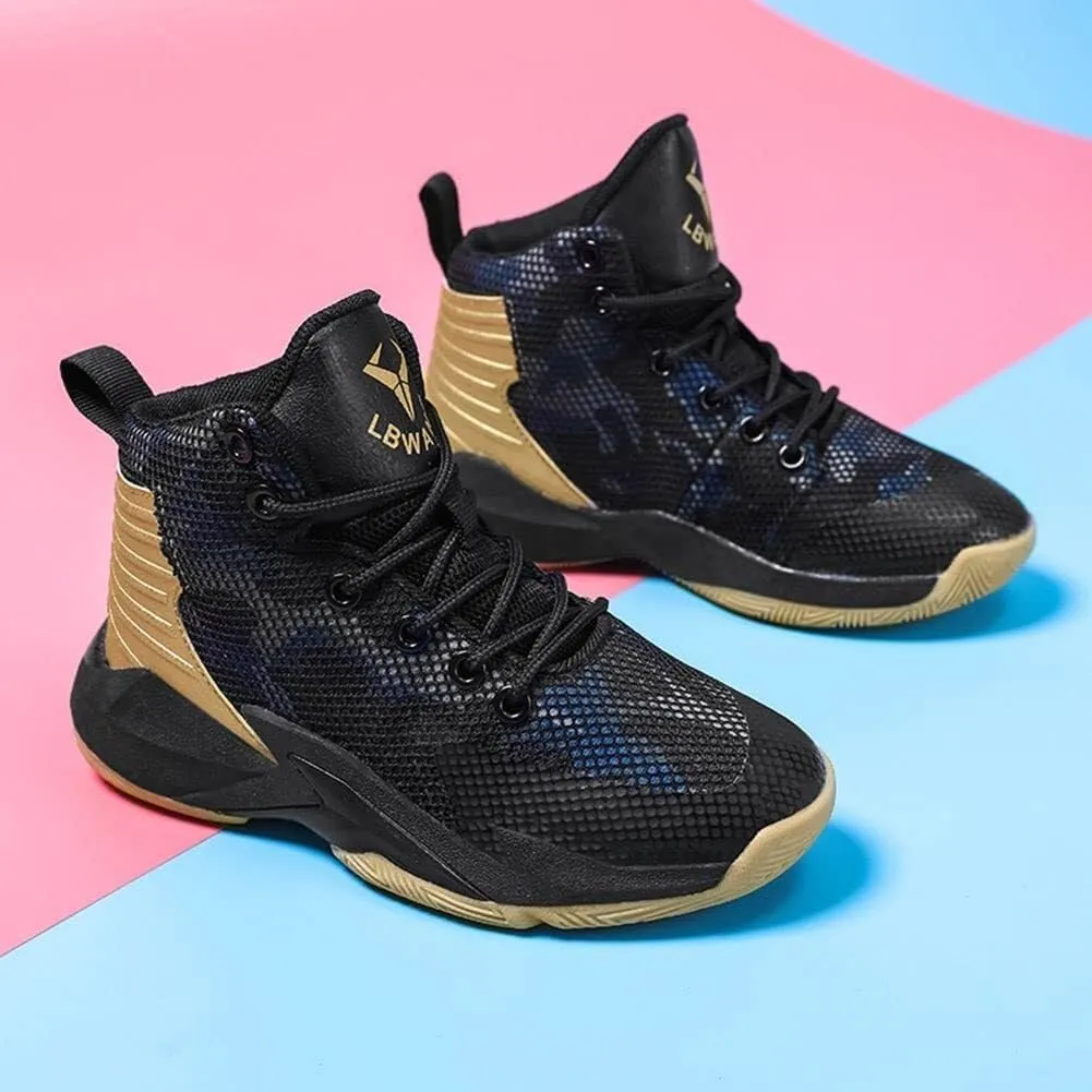 Unisex Basketball Shoes Lightweight Breathable Anti Slip Fashionable Training Boots