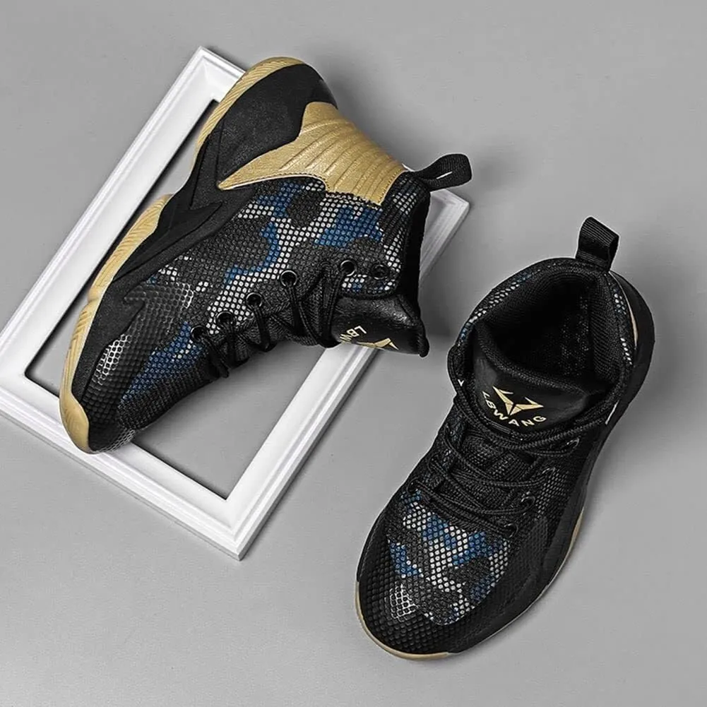 Unisex Basketball Shoes Lightweight Breathable Anti Slip Fashionable Training Boots