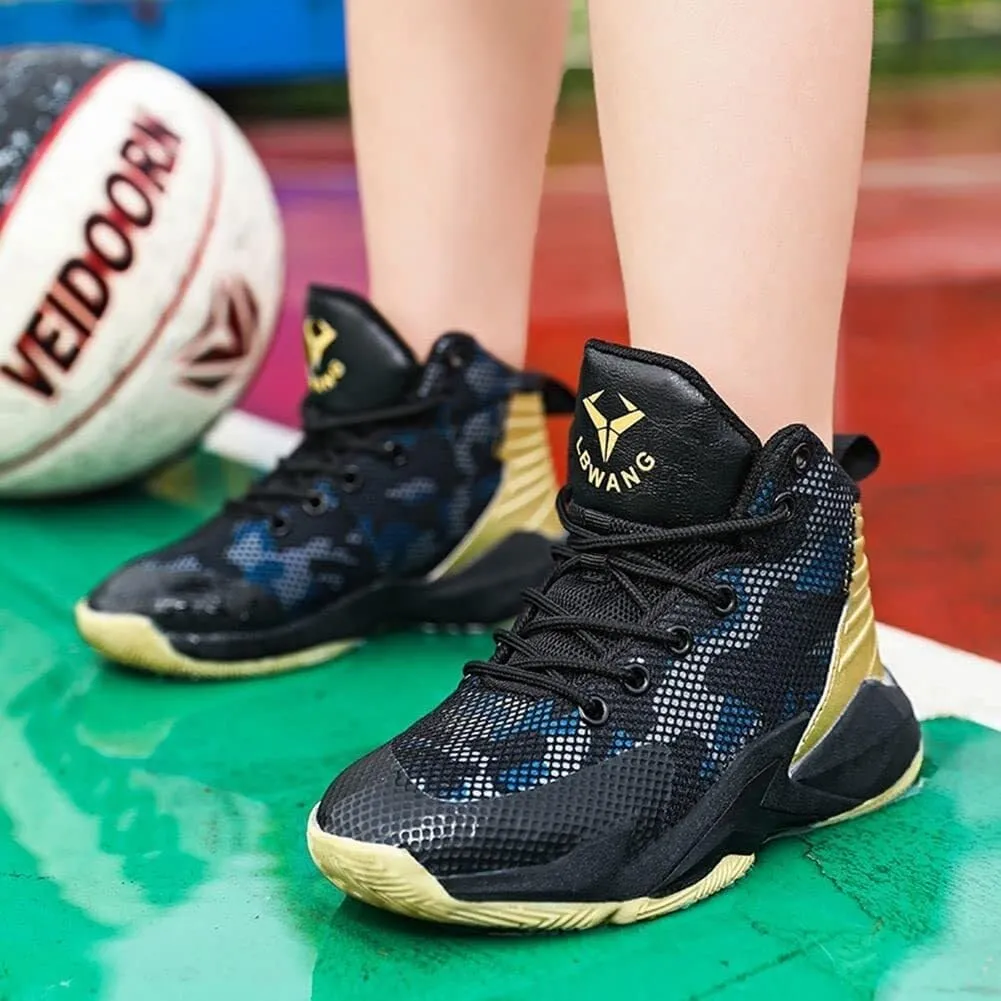 Unisex Basketball Shoes Lightweight Breathable Anti Slip Fashionable Training Boots