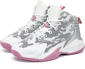 Unisex Basketball Shoes Lightweight Breathable Anti Slip Fashionable Training Boots