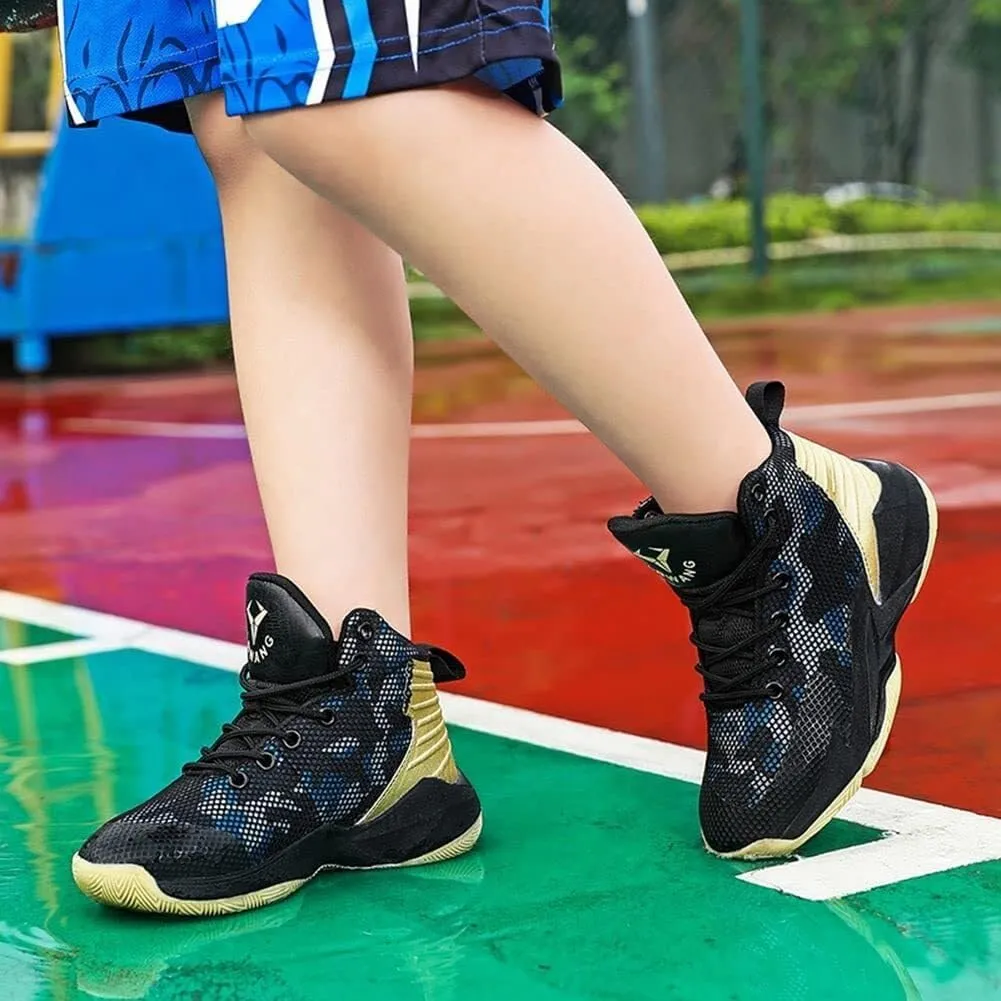 Unisex Basketball Shoes Lightweight Breathable Anti Slip Fashionable Training Boots