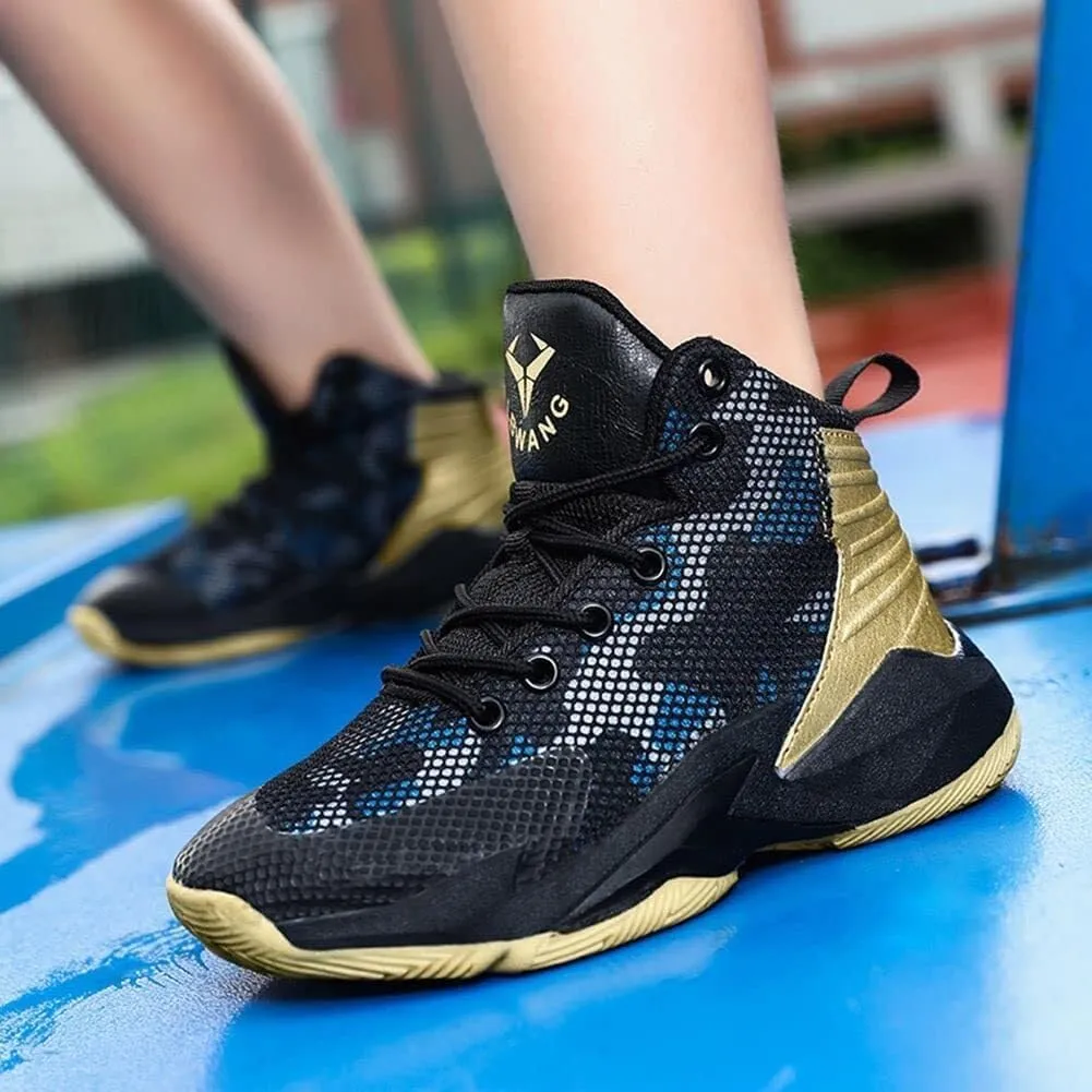 Unisex Basketball Shoes Lightweight Breathable Anti Slip Fashionable Training Boots