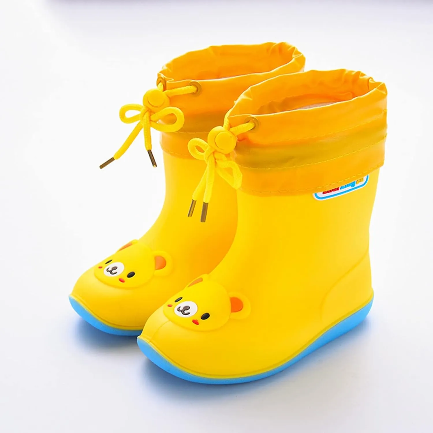 Unisex Kids Print Rain Boots Waterproo Rubber Rain Shoes Toddler Boys Girls Lightweight Rainboots Kids Rain Boots
