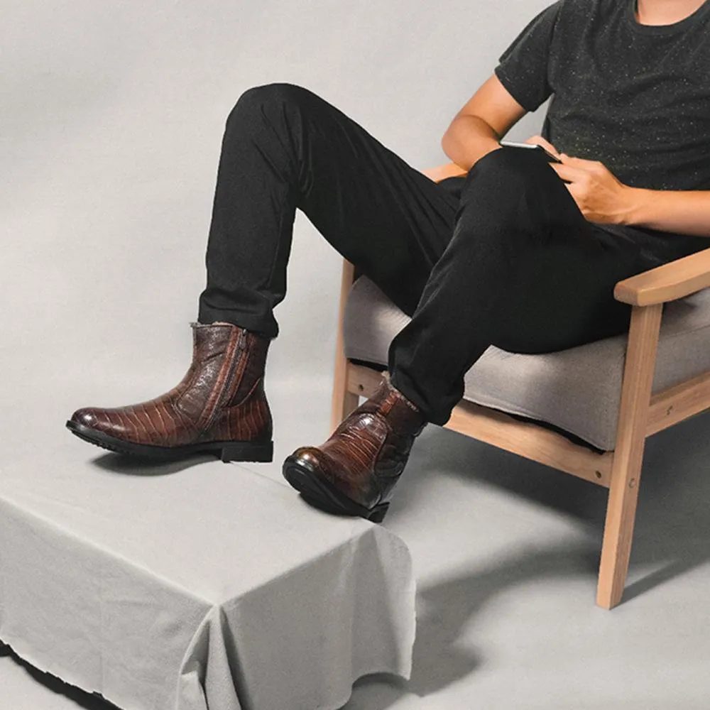 Vintage Padded Warm Men's Boots